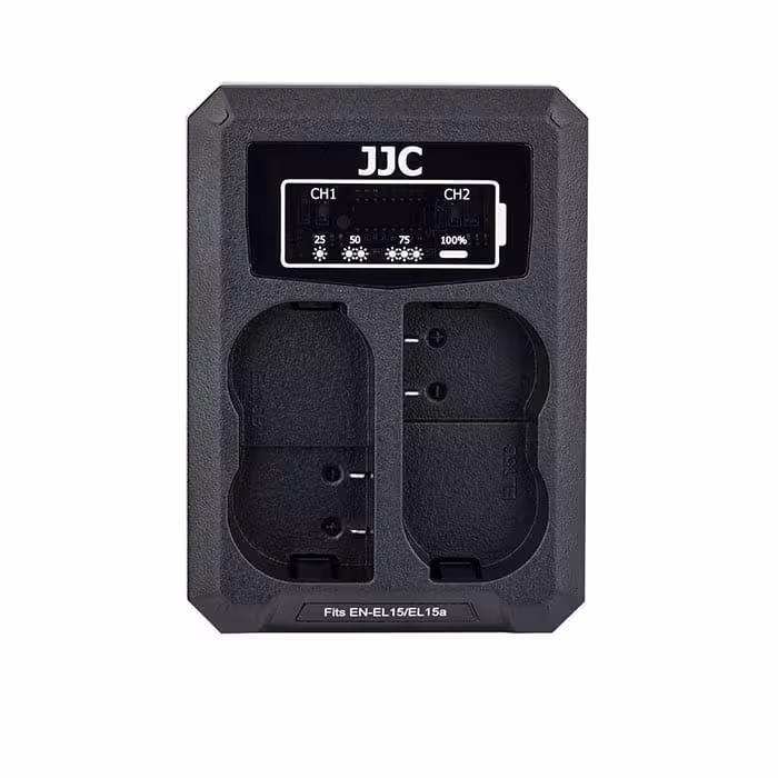 شارژر دوقلو USB باتری دوربین نیکون جی جی سی مدل DCH-ENEL15