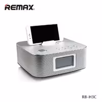 اسپیکر بلوتوث ريمکس مدل RB-H3 با ALARM CLOCK 3 IN 1 BT3.0