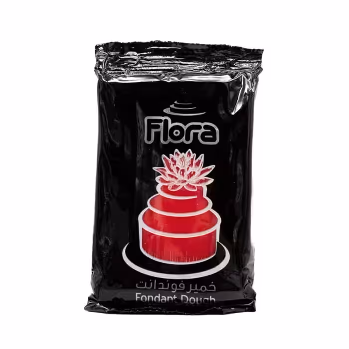 خمیر فوندانت قرمز روشن فلورا 200 گرم