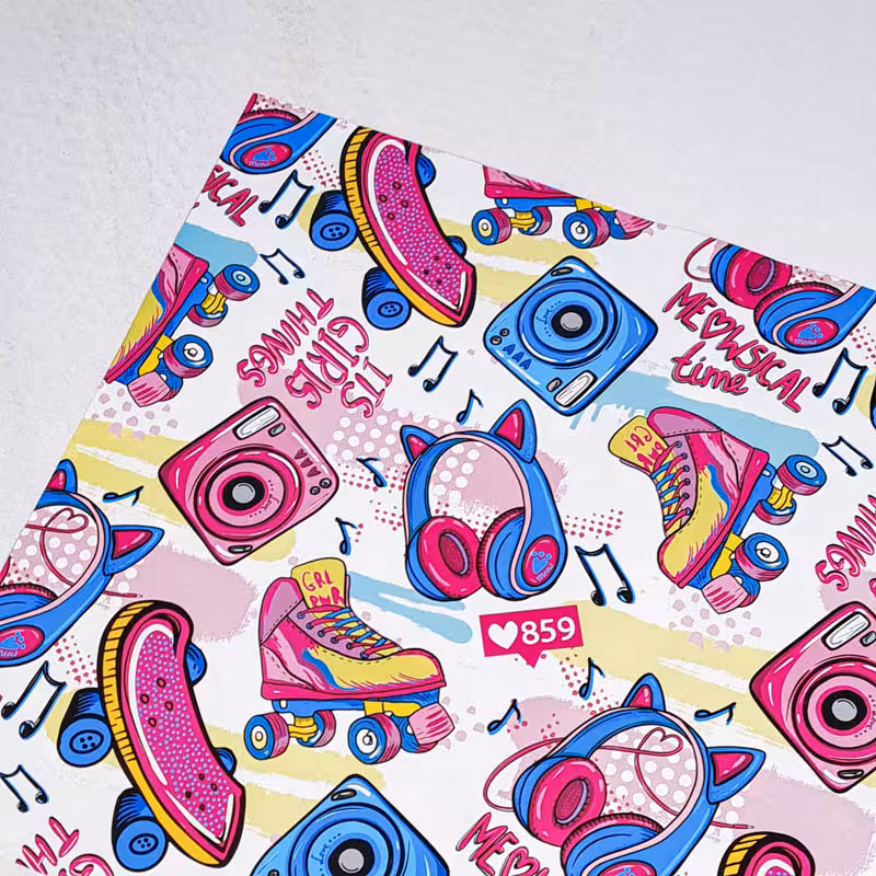 کاغذ دو رو طرح اسکیت کد P222