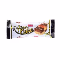 کیک لایه ای دو رنگ با کرم کاکائویی و وانیلی های بای شیرین عسل 60 گرمی