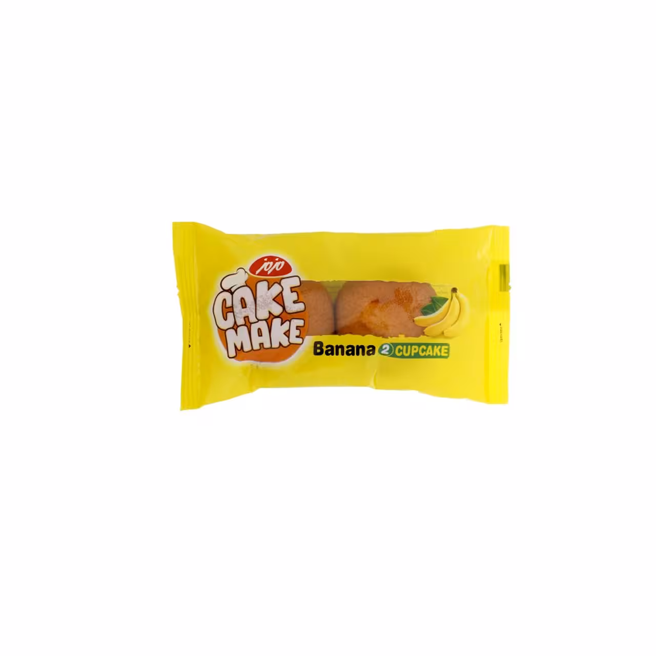 کاپ کیک روغنی با طعم موز کیک میک مزمز 45 گرمی بسته دو عددی