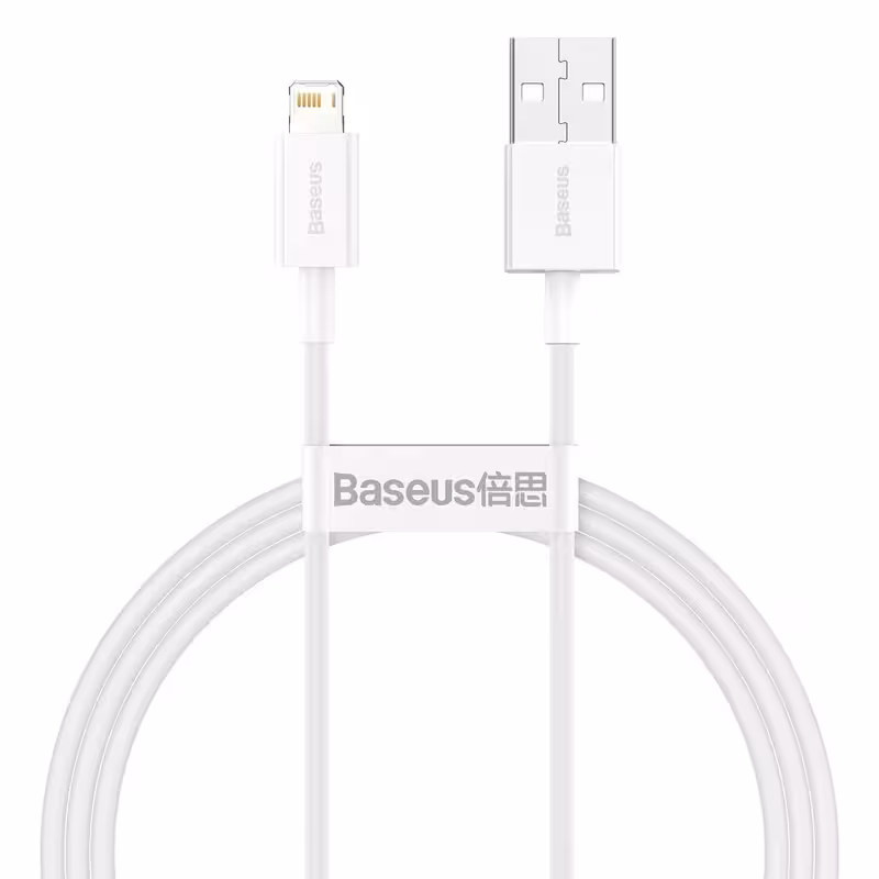 کابل تبدیل USB به لایتنینگ باسئوس مدل Superior طول 1 متر