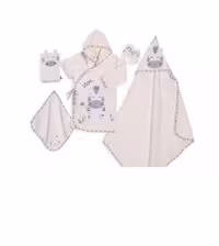 سرویس حوله 5 تکه پاپو طرح گورخر
