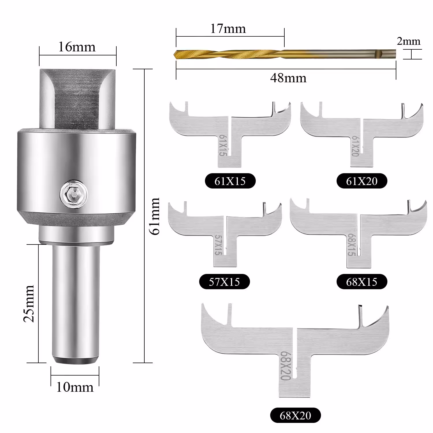 مته النگو زن 12 پارچه