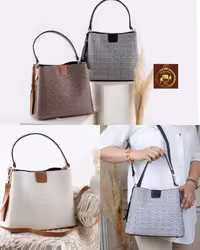 کیف دستی و دوشی زنانه رزماری طرح کنفی