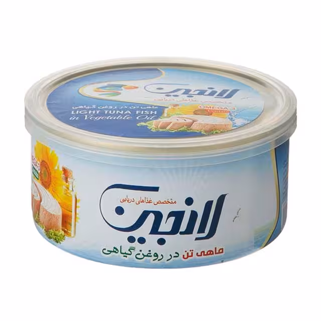 کنسرو ماهی تن در روغن گیاهی لانجین 180 گرمی