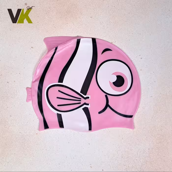 کلاه شنا بچه گانه  مدل ماهی صورتی قبل از ثبت سفارش موجودی بگیرید