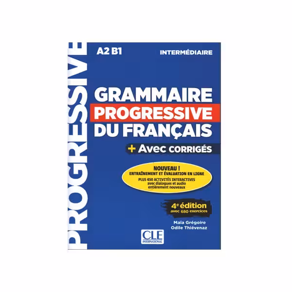 Grammaire Progressive Du Francais A2 B1 Intermediaire 4ed کتاب