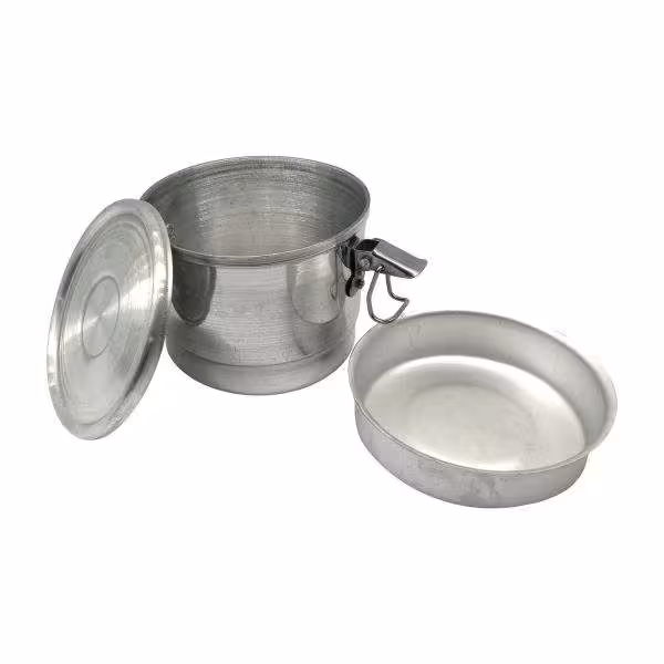 ظرف غذا روحی تکی دو طبقه مدل قفل دار سایز کوچک