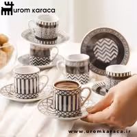 سرویس قهوه خوری 6 پارچه کاراجا Helenistik چند رنگ 80 میلی