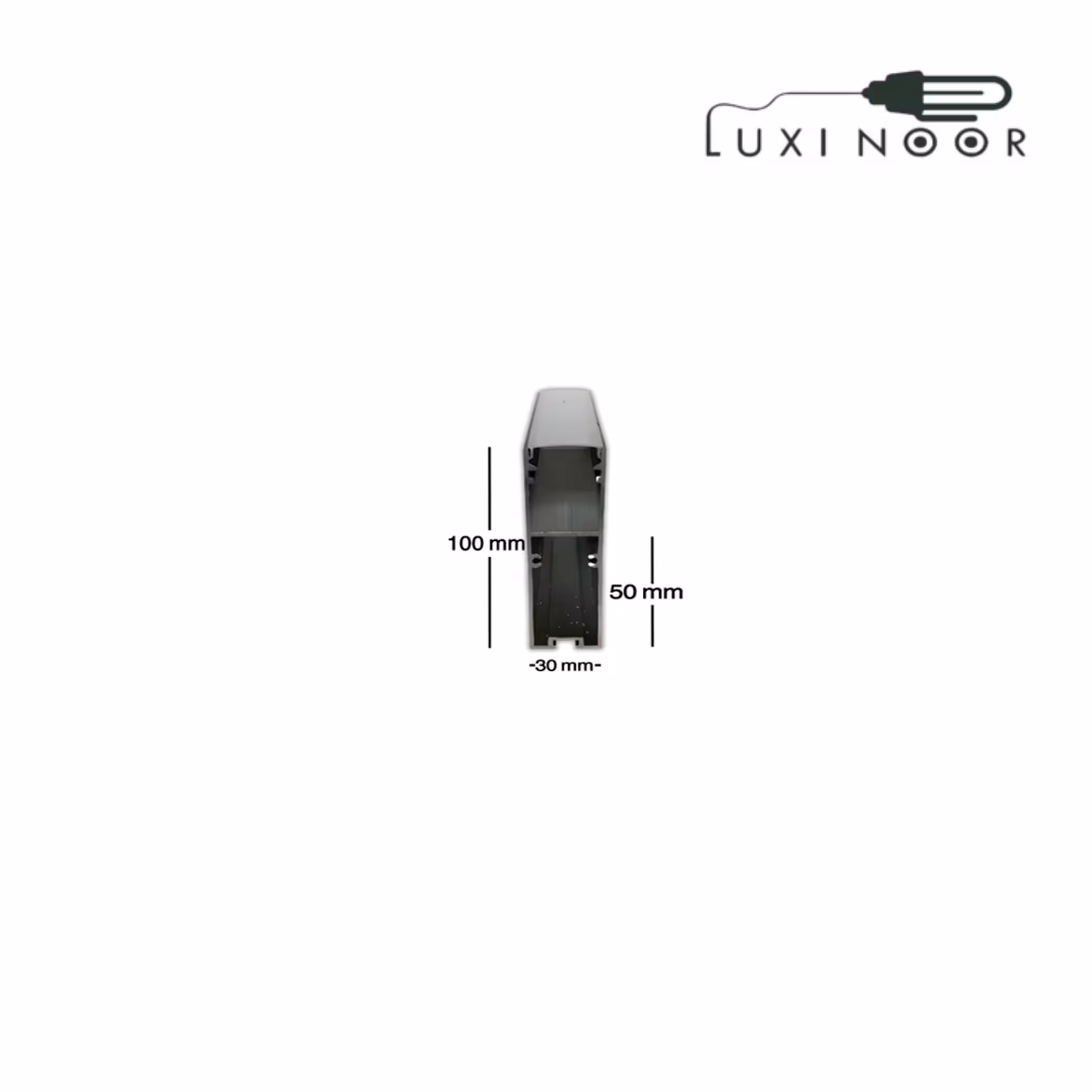 پروفیل چراغ خطی لاینر آویز دو لاین - کد 29