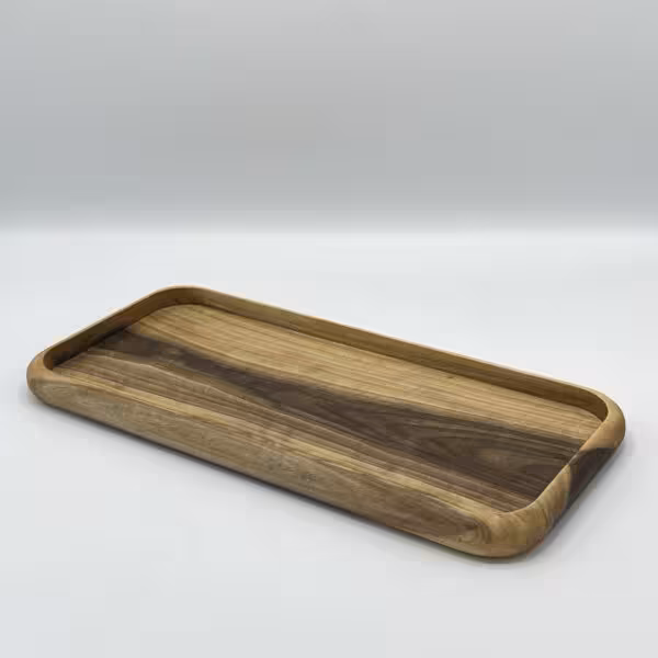 چوب - سینی سرو مستطیل 18*38