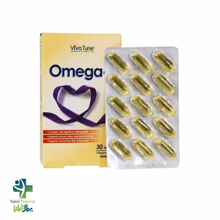 کپسول نرم ژلاتینی امگا 3 ویواتیون 30 عدد