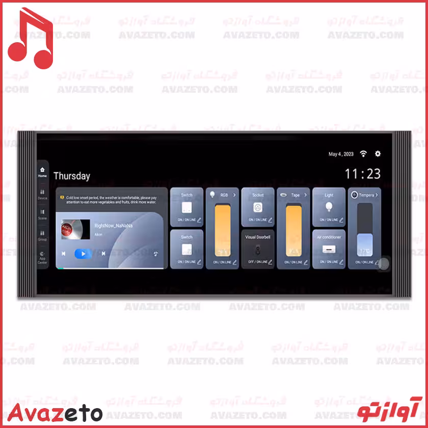 تاچ پنل 12 اینچ اندرویدی تویا JX12Tuya