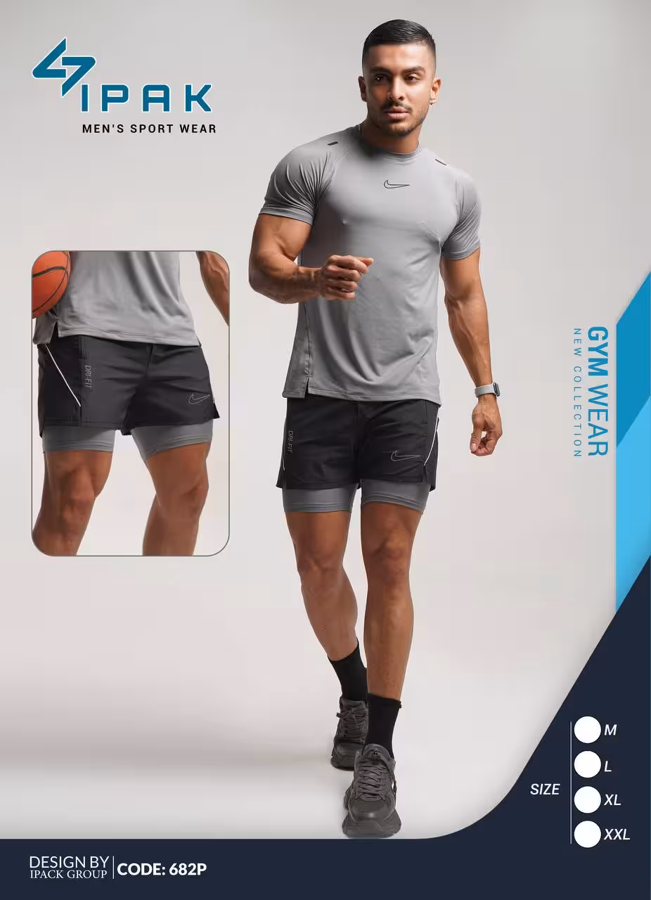 ست تیشرت شلوارک ورزشی مردانه NIKE کد 005