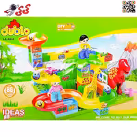 ساختنی لگو دوپلو قطعه درشت پارک دایناسور و حیوانات LEGO doblo 844