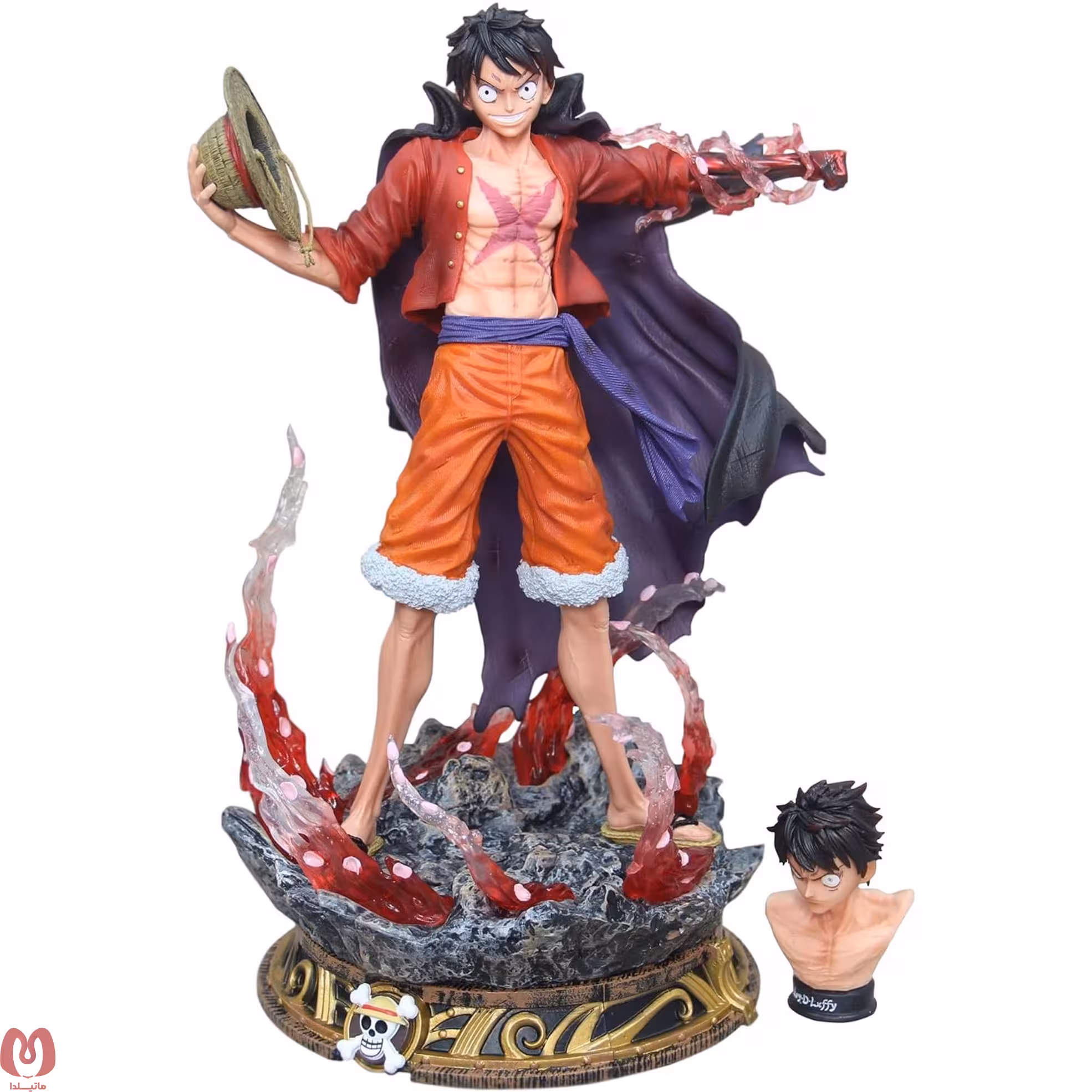 فیگور مدل مانکی دی لوفی Monkey D Luffy طرح وان پیس One Piece (ال ای دی دار) کد 1636