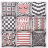 کاور کوسن کد 155 (طوسی صورتی)