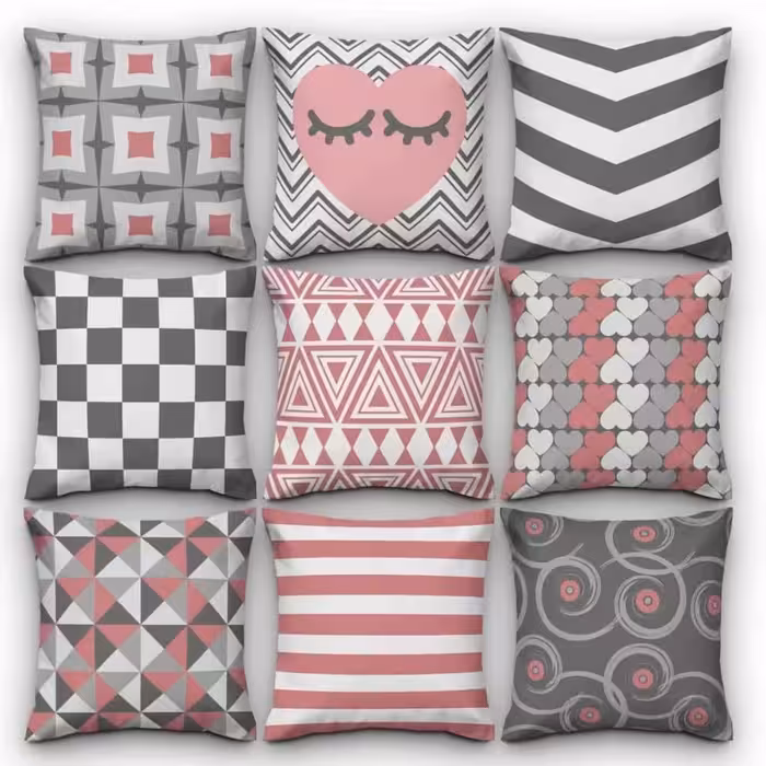 کاور کوسن کد 155 (طوسی صورتی)