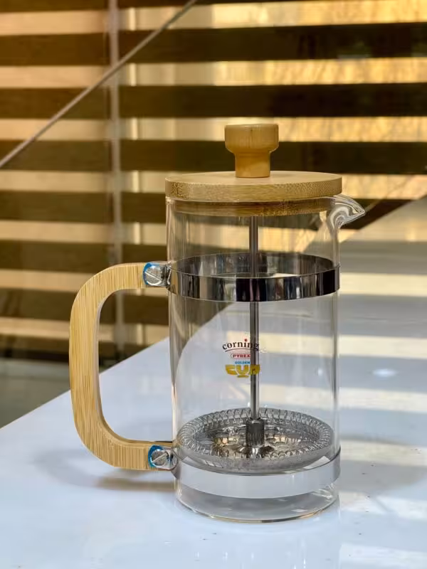 فرنچ پرس 600 میل دسته چوبی کورنینگ corning
