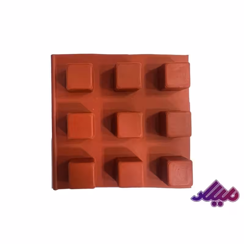 قالب سیلیکونی مکعب 1.5 سانت بسته 9 عددی