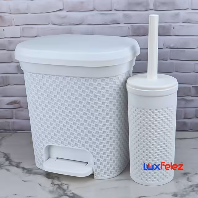 سطل و فرچه لیمون طرح بافت