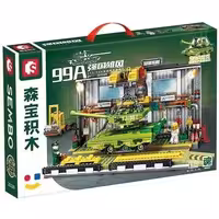 لگو کارخانه تانک نظامی مدل SEMBO 99A کد 203189