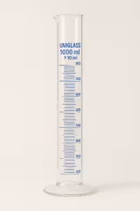 مزور شیشه ای 1000 سی سی پایه گرد - یونی گلس