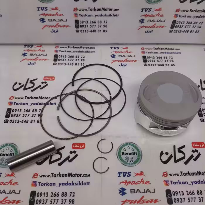 رینگ و پیستون ( پستان ) موتور هوندا CG 200 سی جی ( سایز 0/25 )
