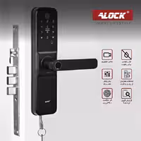 دستگیره اثر انگشتی دوربین دار Alock مدل S300  camera