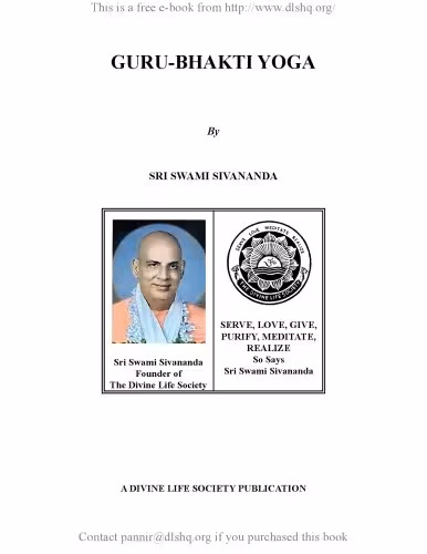 خرید و دانلود نسخه کامل کتاب Guru Bhakti yoga