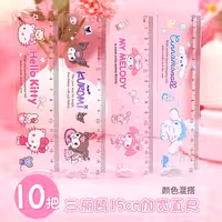 خط کش خطکش کرومی ملودی سانریو شفاف اکرولیک فانتزی وارداتی و باکیفیت کیوت کاوایی سینمارول sanrio