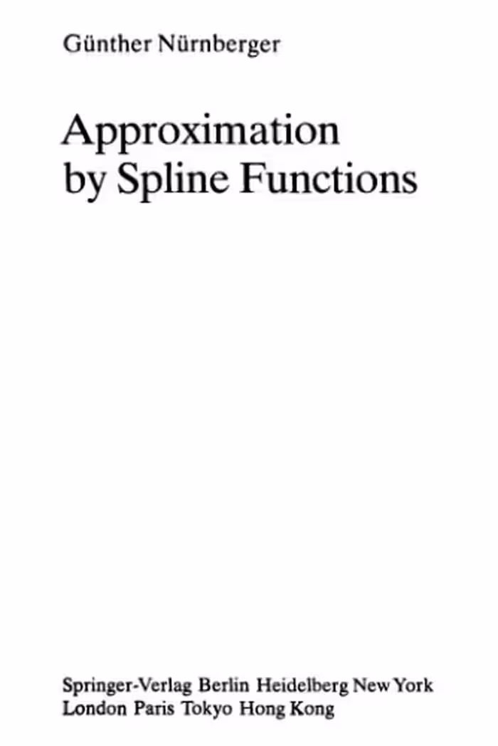خرید و دانلود نسخه کامل کتاب Approximation by spline functions