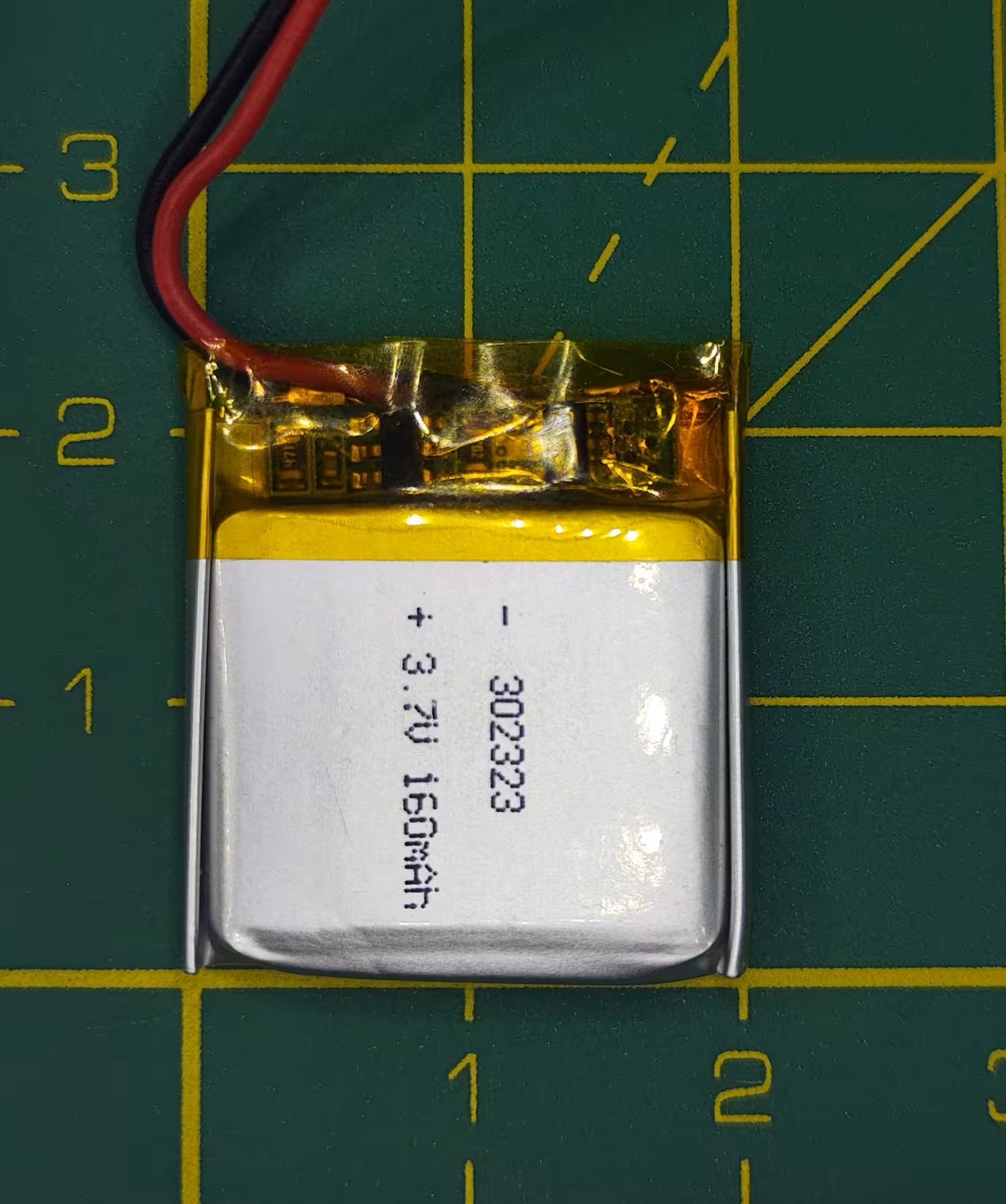 3.7V 160mAh باتری لیتیوم یون پلیمر 302323برای ویپ