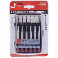 پیچ گوشتی ساعتی 6 عددی جیتک مدل PE-M 052200