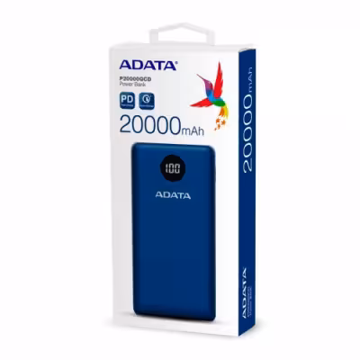 شارژر همراه ای دیتا مدل P20000QCD ظرفیت 20000 میلی آمپر ساعت کد1346