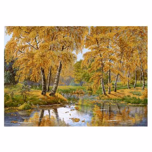 طرح منظره پاییزی کد 23053