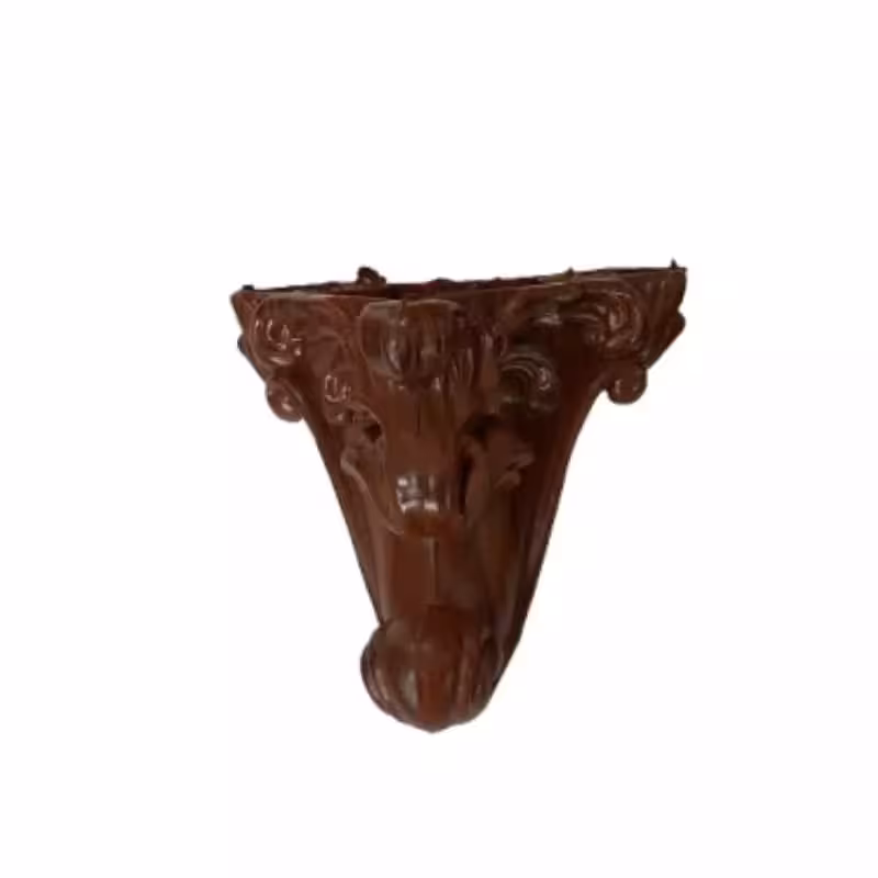 پایه مبل و میز کمد رنگ قهوه ای بسته 4 عددی