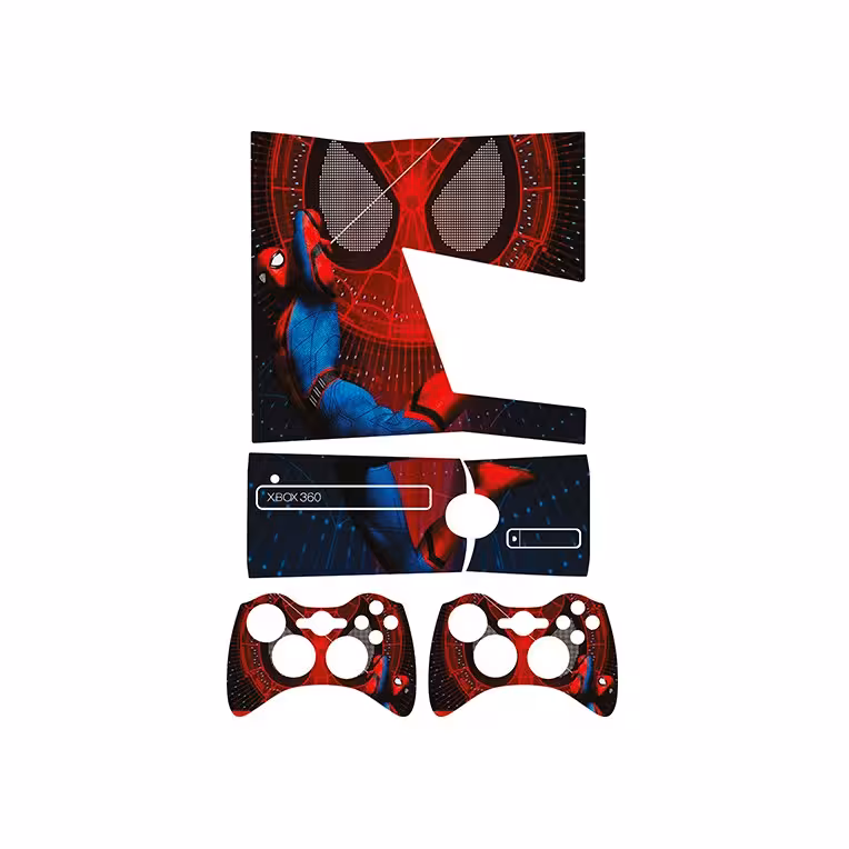 اسکین(برچسب)Xbox 360 اسلیم -طرح spiderman-مدل اسلیم-کد13-سفارشی