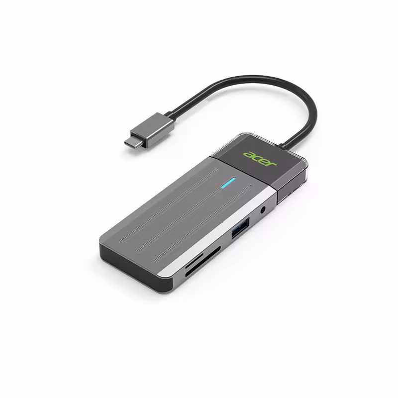 هاب شش در یک USB Type-C ایسر اورجینال مدل ODK3I0