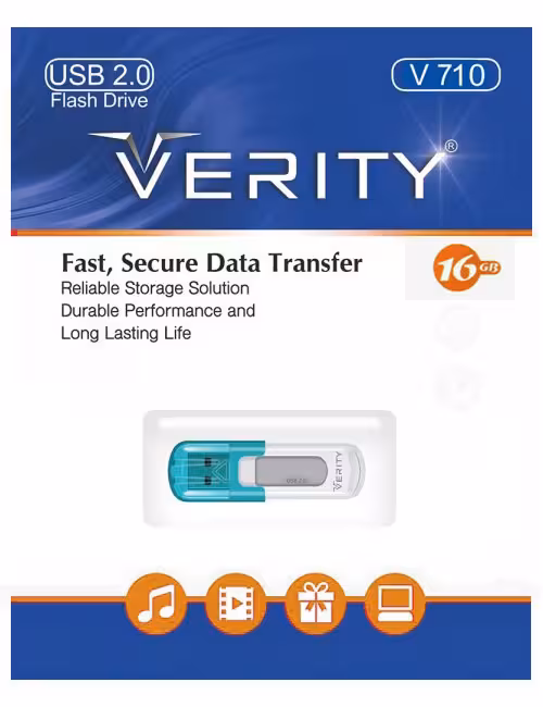 فلش مموری وریتی مدل V710 ظرفیت 16 گیگابایت