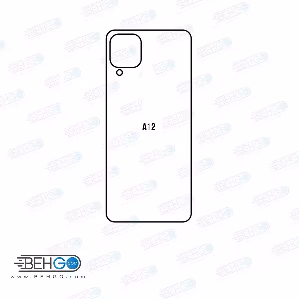 برچسب پشت گوشی سامسونگ Samsung A12/M12