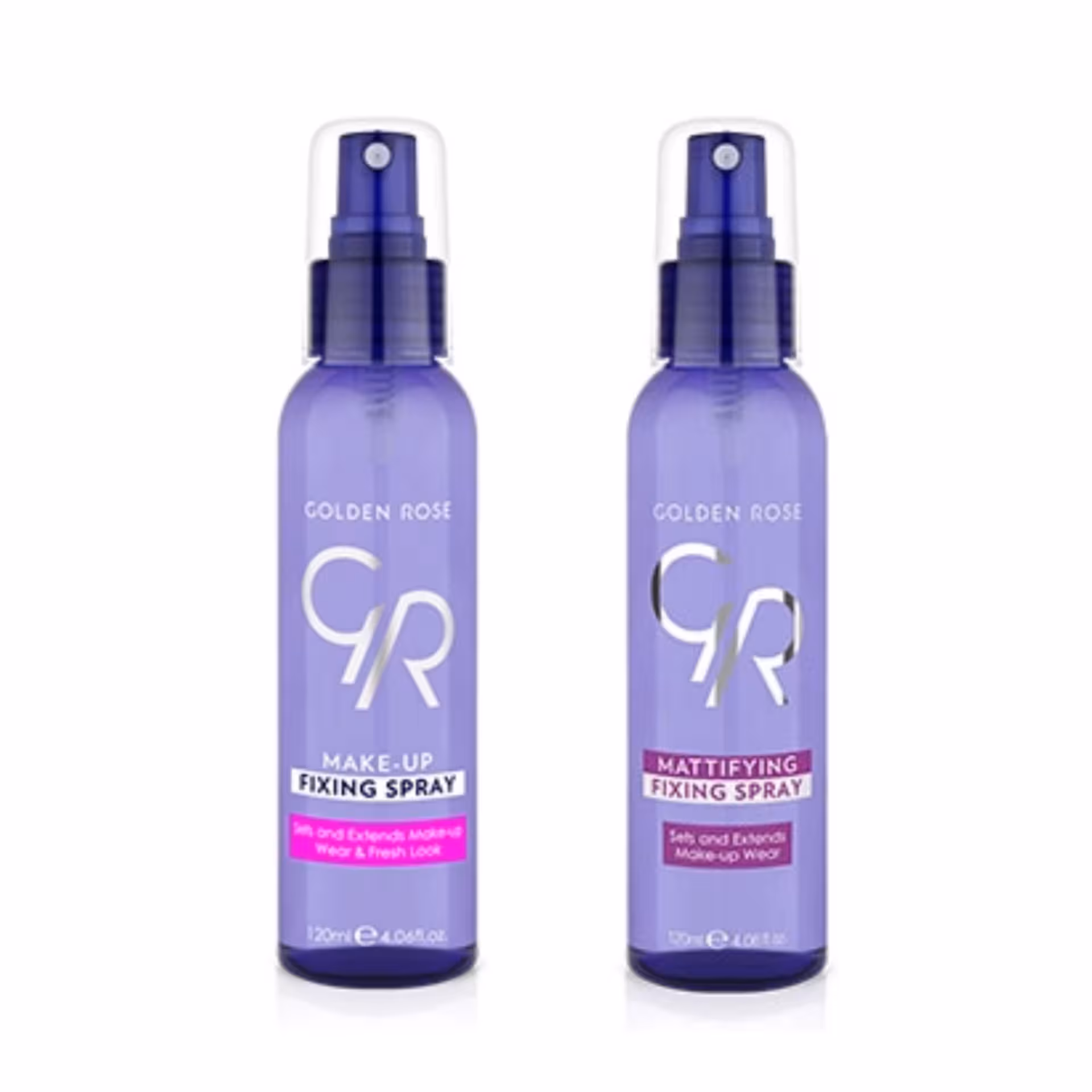 اسپری تثبیت‌کننده آرایش گلدن رز مدل فیکسینگ اورجینال حجم 120 میل | سبک، بدون چسبندگی، فیکس آرایش تا ساعت‌ها