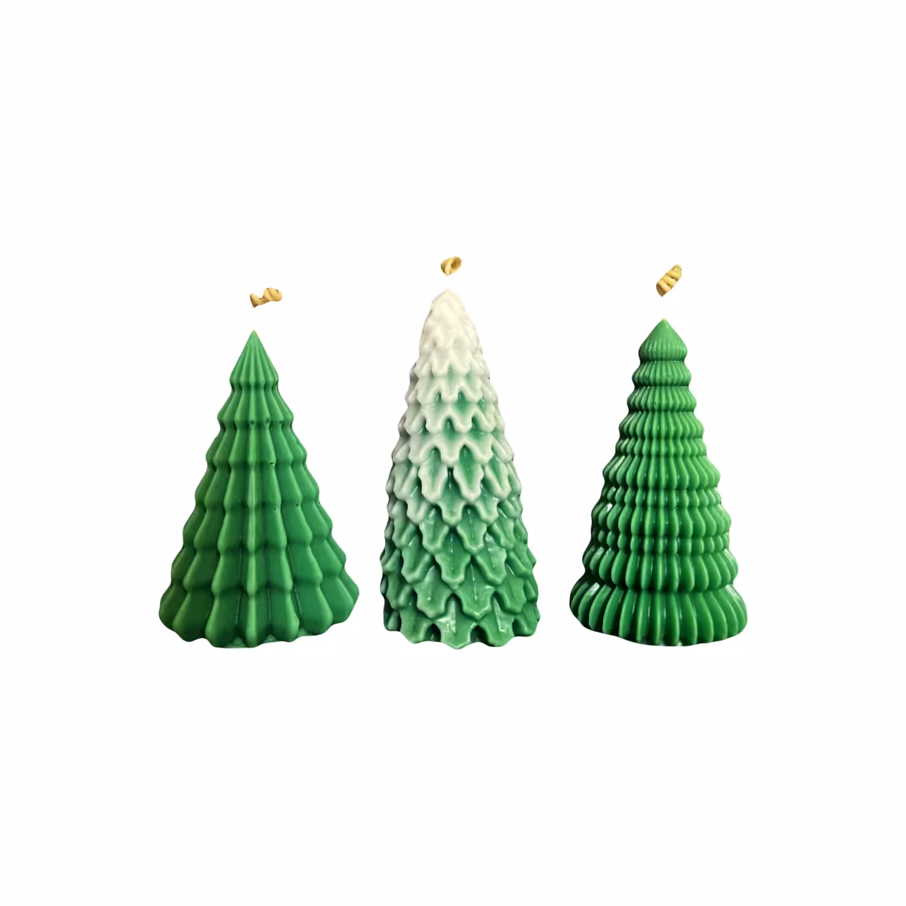 شمع درخت کریسمس مجموعه 3 عددی