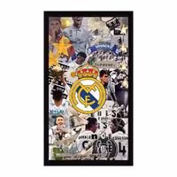 تابلو گیمینگ 35x65 سانتیمتر با طرح Real Madrid