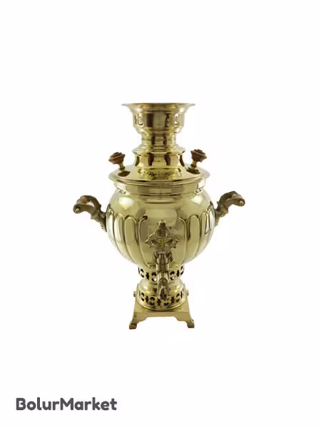 سماور زغالی کد S123 ظرفیت 3 لیتر