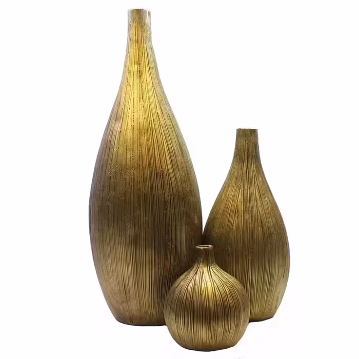 گلدان دکوری مدل سالونگ مجموعه سه عددی