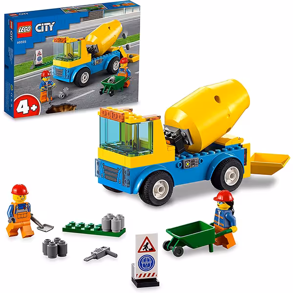 لگو City مدل Cement Mixer Truck 60325