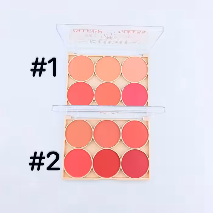 رژگونه 6 رنگ هولد مرنینگ HD1017 کد 2